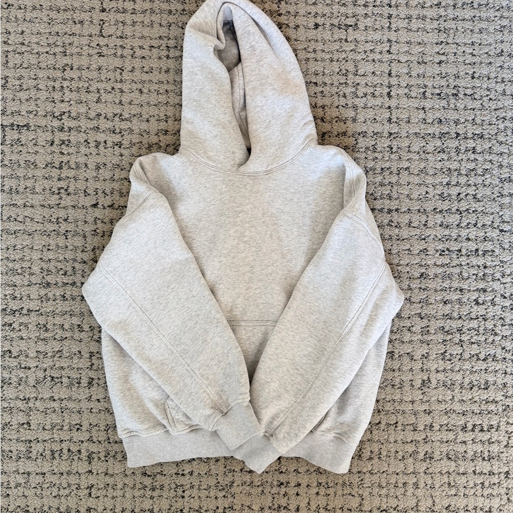 Abercrombie & Fitch Light Gray Soft Hoodie